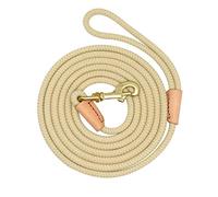 Track De Chiens Durables En Nylon Long Corde Long Corde Entraînement De Pet Pédestre De Marche Pour Des Gros Chiens De Taille Moyenne Antidérapante Strong (Color : Beige, Size : 5m)