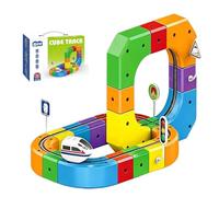 Track Fusion Toy Magic Rail Cube Train Set, Nouveau Train Électrique Cube À Rail Magnétique 3D 2026, Ensemble de Trackfusion pour Enfants, Disposition Créative 51PCS