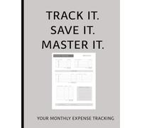 Track It. Save It. Master It. A Monthly Expense Tracker for Budgeting and Saving