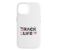 Track Life Track and Field Athlete Running Track Coque pour iPhone 14