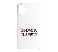 Track Life Track and Field Athlete Running Track Coque pour iPhone 16 Plus