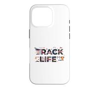 Track Life Track and Field Athlete Running Track Coque pour iPhone 16 Pro