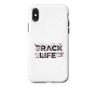Track Life Track and Field Athlete Running Track Coque pour iPhone X/XS