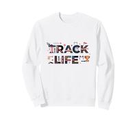 Track Life Track and Field Athlete Running Track Sweatshirt
