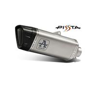 Arrow With Titanium Pista Silencer Aprilia Rsv 4 1100 Factory 2021-2022 Not Homologated Muffler With Link Pipe Argenté Not Homologated