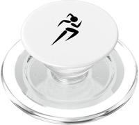Track Sprinter Queue de Cheval Stick Figure Running Club Runner PopSockets PopGrip pour MagSafe