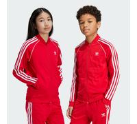 ADIDAS ORIGINALS Veste de survêtement 'Adicolor' rouge vif / blanc, Taille 134