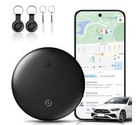 Tracker Android Smart Tag - Localisateur de clés Bluetooth pour clés, portefeuilles, bagages, valises - Compatible avec Google Mon appareil - IP66 étanche - Noir