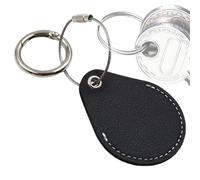 Tracker Case - Pet Tracker Case | Tracker Holder | Pet Tracker Holder | Drop-Shaped PU Leather Tracker Case Key Ring Case for Easy Carrying & Protection Waterproof Tracker Case For Pets