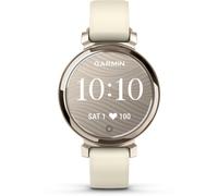 Garmin - 010-02839-00 - Lily 2 Cream Gold avec bracelet en silicone blanc coco