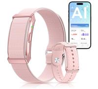 Tracker d'activité sans écran Smart Band, 24h/24, 7j/7, moniteur d'activité avec fréquence cardiaque, cycle menstruel SpO2, podomètre avec batterie de 35 jours, 120 modes sportifs, analyse IA, étanche