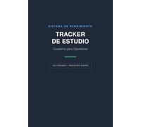Tracker de Estudio para Opositores: Registro Diario de Preparacion: Planificador de Horas de Estudio, Temas, Simulacros y Enfoque | 98 Dias de Seguimiento | Cuaderno 6x9 para Oposiciones en Espana