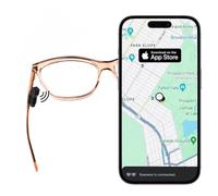 Tracker de Lunettes pour Apple iOS | Find My Alternate | Localiser et Trouver des Lunettes | Léger, Compact, S'adapte à Tous les Pare-soleil