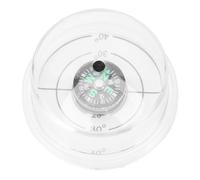 Tracker de panneau solaire, guide d'angle solaire pour panneau solaire,Guide de détection de l'angle du soleil transparent résistant aux UV étanche avec boussole | seul