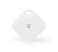 Tracker d'Objets Bluetooth avec Alarme Sonore et une Portée 40 m Nedis Blanc