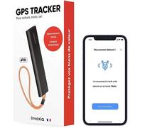 Tracker GPS Invoxia sans Carte SIM avec Alerte Antivol en Temps Réel et Longue Autonomie - Abonnement Inclus - Suivi Voiture, Moto,