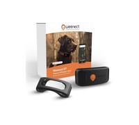 Tracker GPS pour chien Weenect XT - Autonomie 3 semaines, Étanche, Lampe LED - Noir/Orange