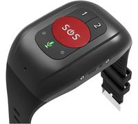 Tracker GPS Pour Personnes Âgées, Montre Intelligente De Détection De Chute, Numérotation Rapide, Rappel De Médicaments, Interphone Vocal, Surveillance De La Température Corporelle, Bouton SOS