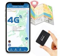 Tracker GPS TK913 Mini avec Microphone, Sans Abonnement, 1500mAh, Petit Localisateur GPS Étanche Anti-Perte, Positionnement Réel, Application Compatible, pour Moto/Camping-car/Bateaux