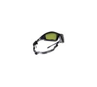 TRACKER - Montura nylon negro - patillas rectas con cinta elástica - PC soldadura tintado 3 anti-rayaduras - funda microfibra gratuita