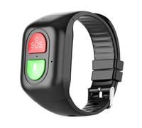 Trackers de Fitness, Bracelet SOS GPS Suivi Bracelet Emplacement d'urgence Call Fitness for Home Seniors Kids Black