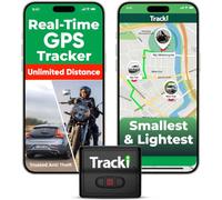 Tracki Traceur GPS pour Véhicules - Traceur GPS Voiture en Temps Réel 4G LTE avec Application et Support Magnétique - Design Compact, Couverture Mondiale - iOS Et Android (Abonnement Requis)