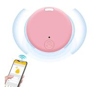 Tracking Devices Phones, Key Finder Locator, 1.45 inches Long Lasting Battery & Mobile Smart Anti Loss Device with Two Way Alarm, Round Real Time Tracker for Pets, Dogs, Cats, Personal Items