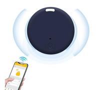 Tracking Devices Phones, Key Finder Locator, 1.45 inches Long Lasting Battery & Mobile Smart Anti Loss Device with Two Way Alarm, Round Real Time Tracker for Pets, Dogs, Cats, Personal Items