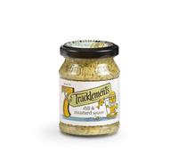 Tracklements Sauce à l'aneth et à la moutarde, un condiment idéal pour le poisson fumé, le saumon et le poisson salé ou associé avec des toasts de bœuf salés, convient aux végétariens, sans gluten,