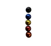 TracksCreations 5 Billes Colorées - Compatible avec GraviTrax | 5 billes acier inoxydable coloré Ø 12,7 mm | Billes de rechange | Pour circuit de billes + PRO | Dès 5 ans