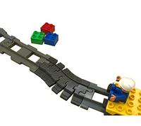 TracksCreations Rail Flexible pour Train Compatible Duplo
