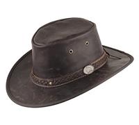 Traclet Chapeau Cuir De Kangourou Tan - Sundowner Scippis
