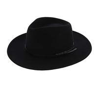 Traclet Chapeau Traveller Toledo Feutre Laine Imperméable Noir 57 cm