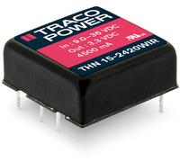 TracoPower THN 15-2422WIR Convertisseur CC/CC pour circuits imprimés 24 V/DC +12 V/DC, -12 V/DC 625 mA 15 W Nbr. de sorties: 2