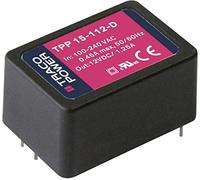TracoPower TPP 15-124-D Bloc d'alimentation AC 625 mA 15 W + 24 V/CC