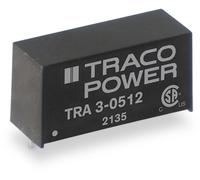 TracoPower TRA 3-0512 Convertisseur CC/CC pour circuits imprimés 5 V/DC 12 V/DC 250 mA 3 W Nbr. de sorties: 1 x Contenu 1 pc(s)