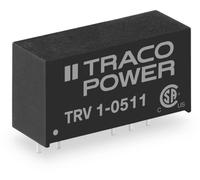 TracoPower TRV 1-2411 Convertisseur CC/CC pour circuits imprimés 24 V/DC 5 V/DC 200 mA 1 W Nbr. de sorties: 1 x Contenu 1 pc(s)