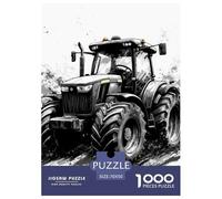 Tracteur 1000 Pieces Animation Puzzle pour Adulte Qualité Supérieure Jeu Cadeau Unique Adultes Et Enfants Dès 14 Ans 70x50cm/1000pcs
