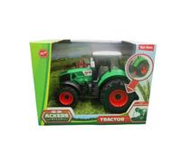 Tracteur À Friction - Equip Loisirs - Tracteur - Vert - 19 Cm - Fonction Friction, Capot Relevable