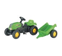 Tracteur à pédale ROLLY KID avec remorque vert Sé…