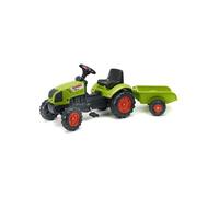 Falk Toys Tracteur à pédales Claas avec remorque – Dès 2 ans – 100% Fabriqué en France – 75% recyclé