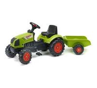 Falk Toys Tracteur à pédales Claas avec remorque – Dès 2 ans – 100% Fabriqué en France – 75% recyclé