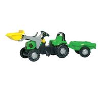 Rolly Toys - 02 319 6 - Tracteur À Pédales - Rollykid Deutz-fahr + Remorque + Pelle Avant