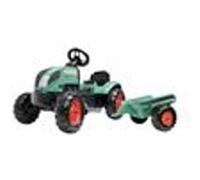 Tracteur à pédales FALK Farm Lander vert avec remorque et klaxon 123x42x53cm Vert G