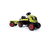 Smoby Class Tracteur A Pédales Farmer Xl + Remorque - Vert