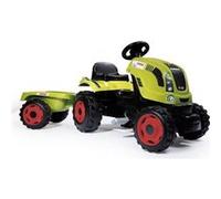 Smoby Class Tracteur A Pédales Farmer Xl + Remorque - Vert