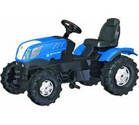 Rolly Toys 601295 RollyFarmtrac New Holland (pour les enfants de 3 à 8 ans, siège réglable, pneus silencieux, attelage avant et arrière)