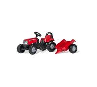 Rolly Toys Tracteur a Pedales + Remorque rollyKid 1170 CVX Rouge G