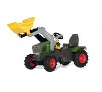 Tracteur à pédales ROLLY FARMTRAC - FENDT Vario 211 avec chargeur et pneus gonflables - Jaune/Vert