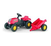 Tracteur À Pédales Rollykid Avec Remorque